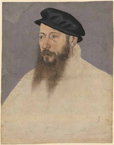 Portrait of a man with a black beret