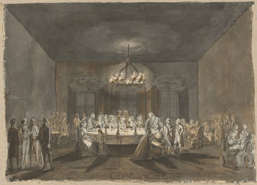 Festive evening gathering