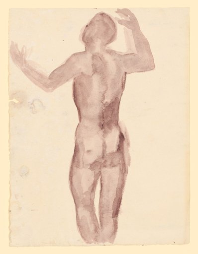 Standing Male Nude from the Back