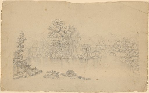 Landscape with Church and Monastery at a River Mouth
