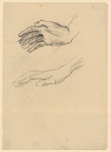 Two Studies of a Right Hand