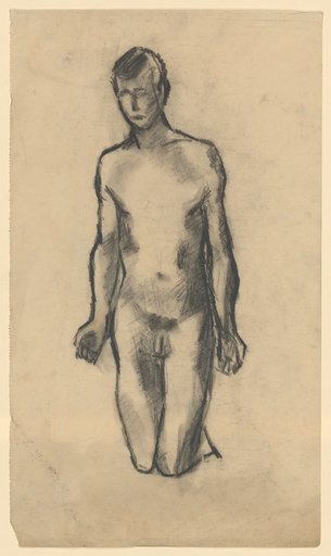 Kneeling Youth Nude