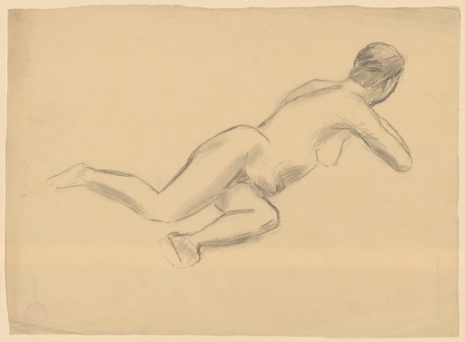 Recumbent female nude