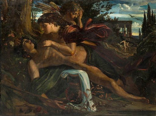 Venus mourning Adonis