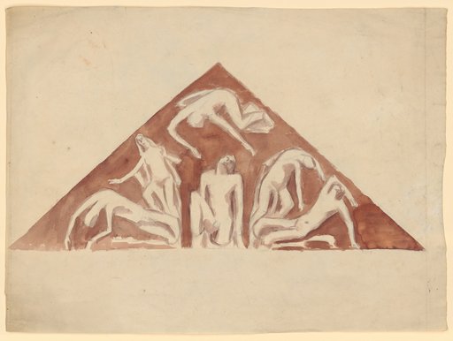 Composition with Six Figures for a Gable Filling