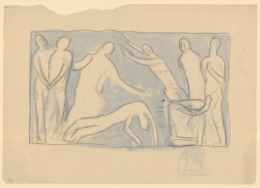 Composition with Seven Figures for a Relief