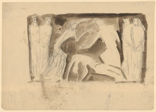 Composition with Seven Figures for a Relief
