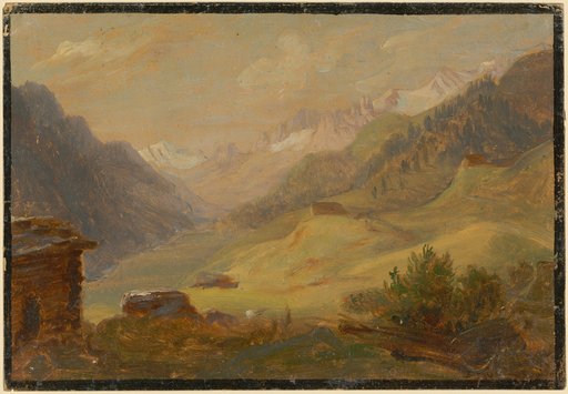 Landscape Study at the Gotthard, Tessin Side