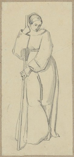 Young Woman in a Long Dress