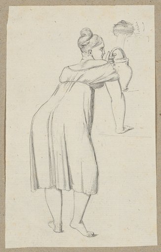 Italian Woman at a Fountain