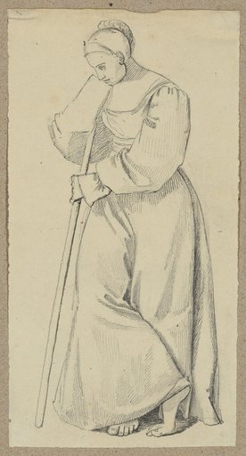 Young Woman in a Long Dress