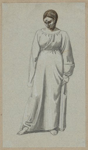 Woman in a Long Dress