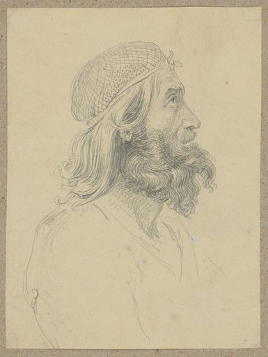 Bust of a Bearded Man with a Hairnet