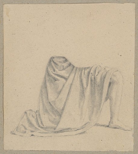 Drapery Study: Lower Body of a Kneeling Figure