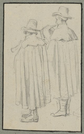 Two Neapolitan Shawm Players