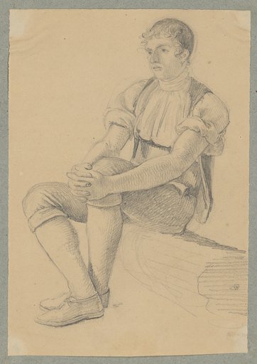 Seated Alpine Herdsman