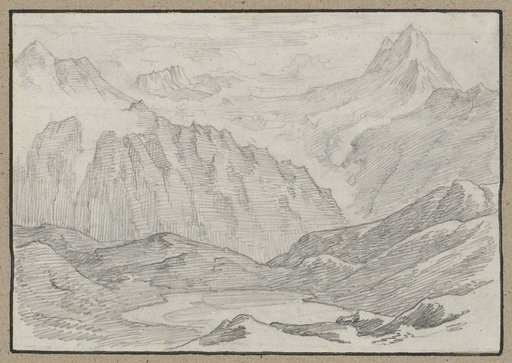 Lake in the high mountains