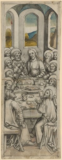 The Last Supper. Design for an Altarpiece Wing