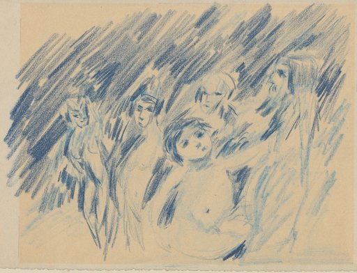 Five Nude Figures