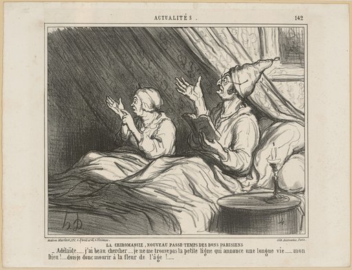 Palmistry, the New Pastime of Good Parisians