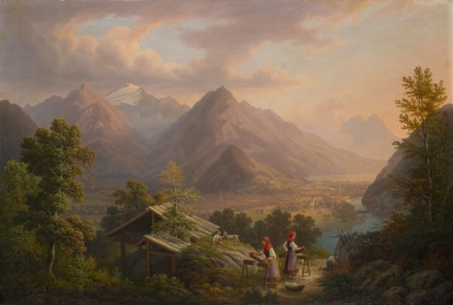 View of Interlaken and Unterseen