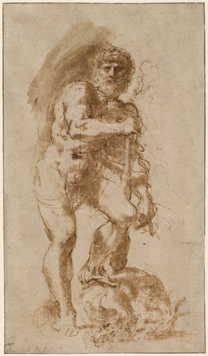 Hercules Triumphs over the Slain Hydra