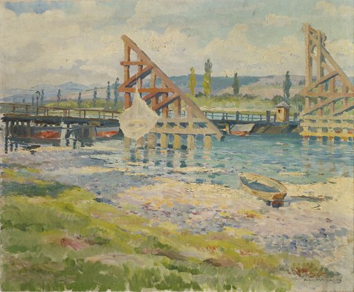 Ship Bridge at Hüningen
