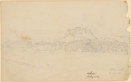 Sketch Sheet 3: Panorama of Athens with Acropolis