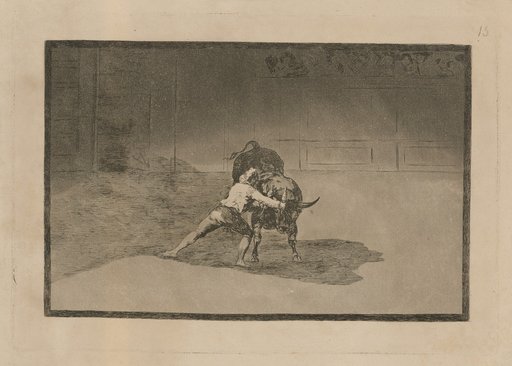 The famous Martincho placing banderillas with a turn