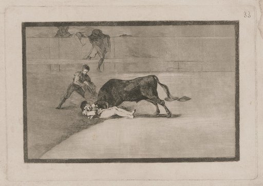 The unfortunate death of Pepe Illo in the Plaza of Madrid