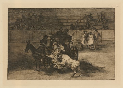Fight in a carriage drawn by two mules