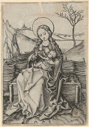 Madonna on the Grass Bank