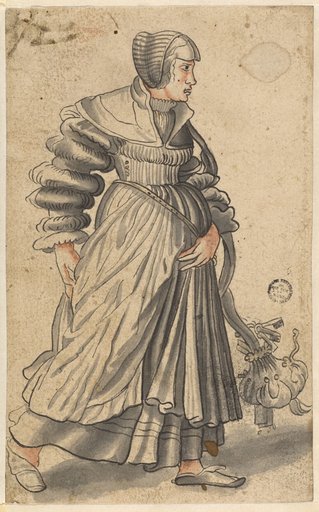 Woman Walking to the Right