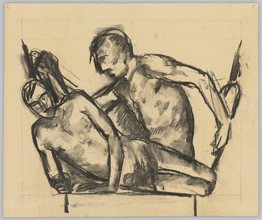 Two Male Half-Nudes