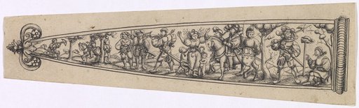 Design for a Dagger Sheath with the Story of William Tell
