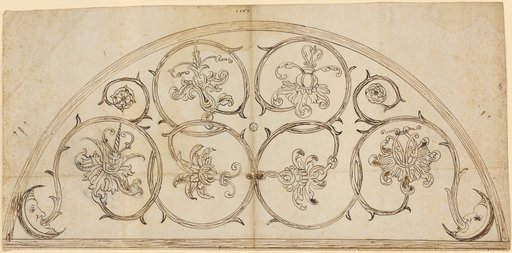 Vine Ornament for a Lunette Filling