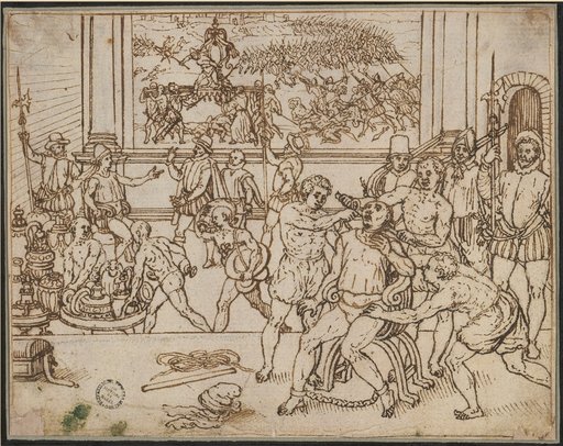Strangling of a Ruler (Croesus?)