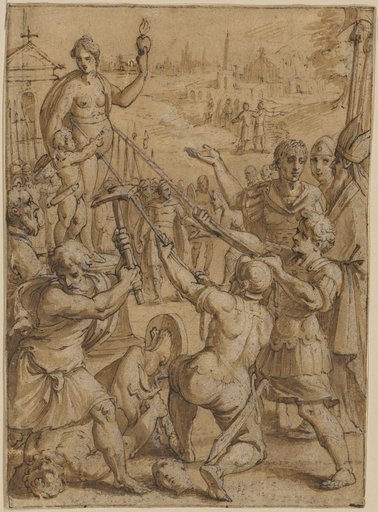 Destruction of ancient pagan idols