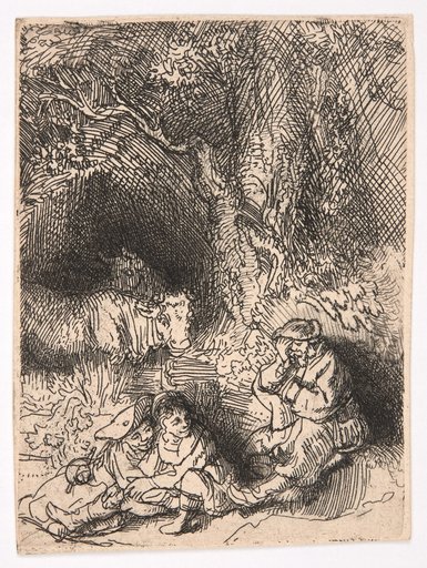 The Couple and the Sleeping Shepherd