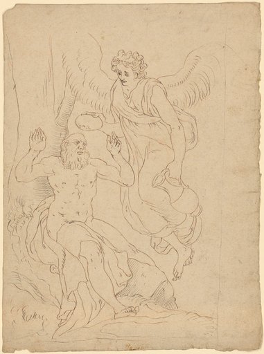 Elijah in the Desert, Fed by an Angel