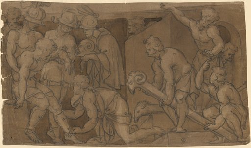 Scenes from a Siege, Using Motifs from the Column of Trajan in Rome