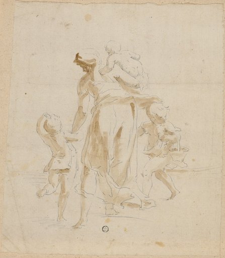 Charity with Three Children