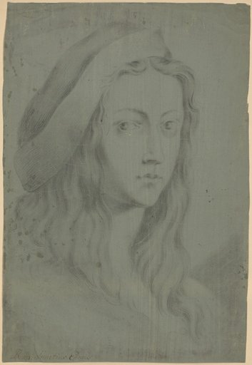 Portrait of Raphael, copied after the copper engraving by Paulus Pontius (1630/40)