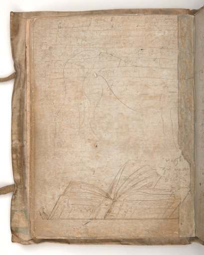 Two Detail Studies and Inscription