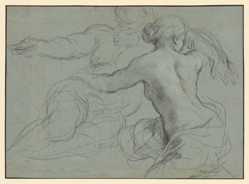 Silenus and a Bacchante