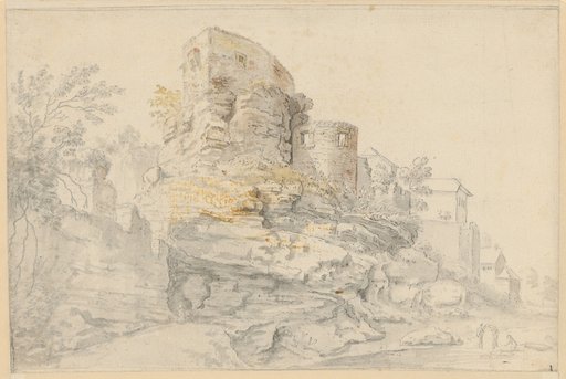 City Wall on a Rock