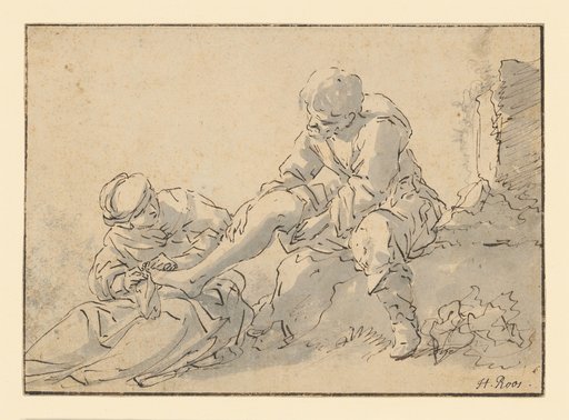 Resting Peasant Couple