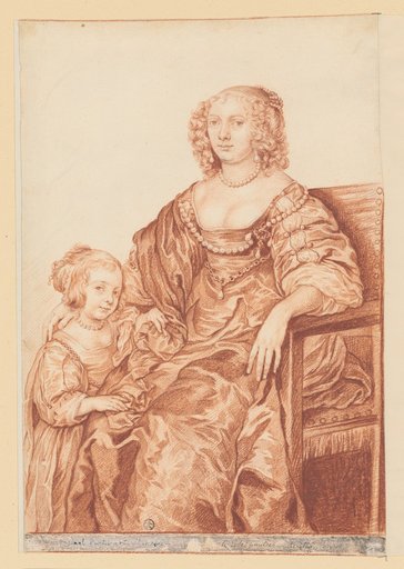 Portrait of Margaret Russell, Countess of Carlisle, and Her Niece