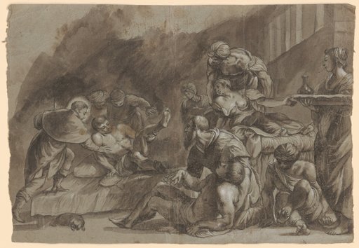 St. Roch Visiting the Plague Victims