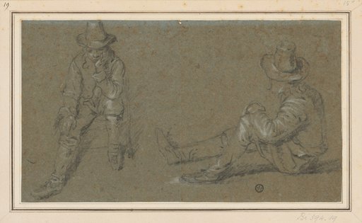 Two Sitting Peasants